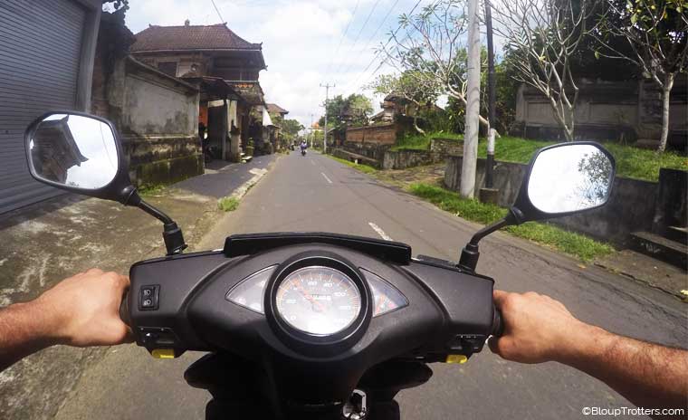 scooter, route