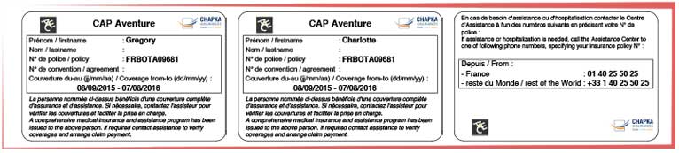 Carte Assurance Chapka