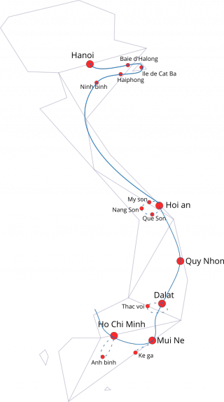 vietnam itineraire