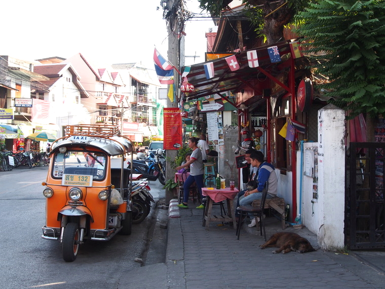 rue chiang mai thailande