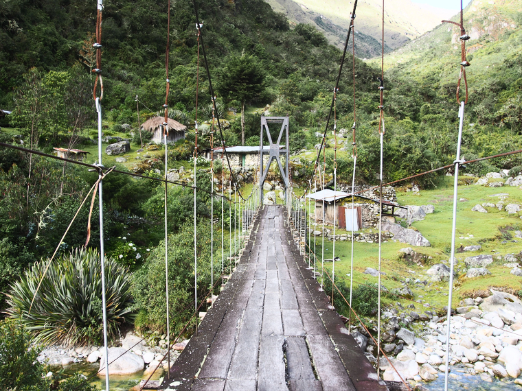 pont suspendu challapampa choro