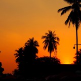 sunset luang prabang